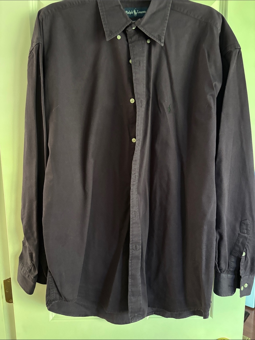 Ralph Lauren Men's Deep Purple Button-Down Shirt